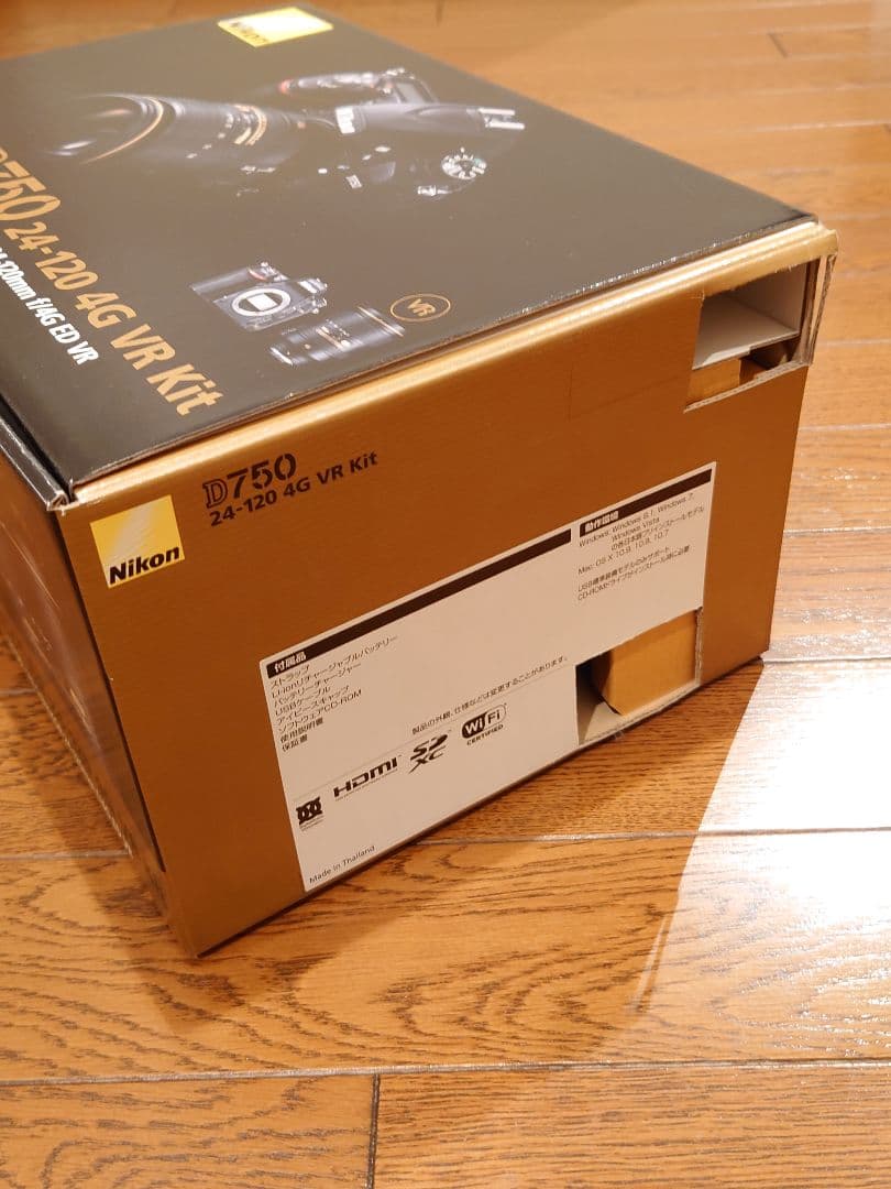 Nikon　D750　デジタル一眼レフカメラ　「ショット数　943枚」　極美品