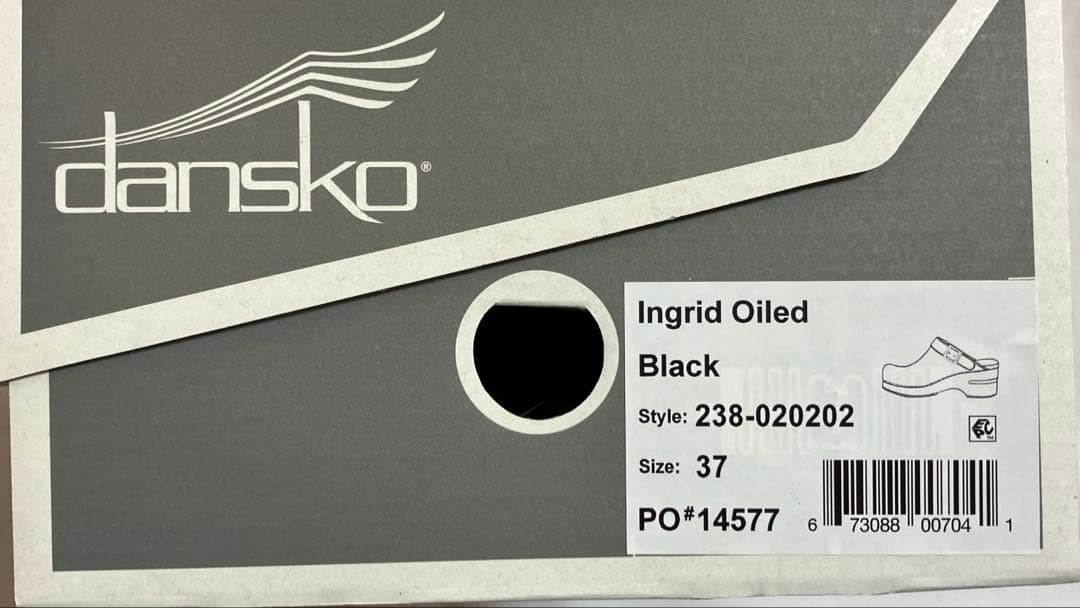 dansko Ingrid Oiled ブラック 37サイズ