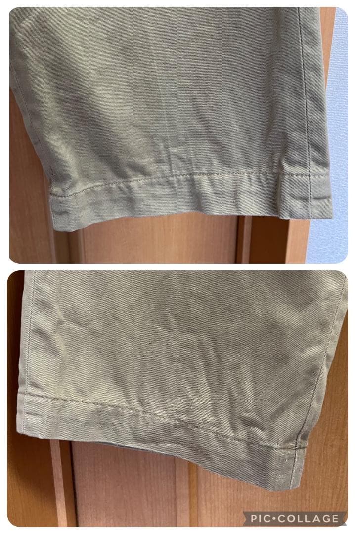 70s USA ヴィンテージ ARMY チノ ボトム コットンミリタリ パンツ