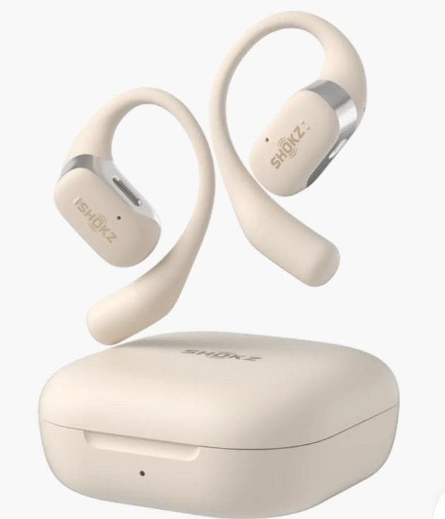 新品未開封SHOKZOpenFit ベージュオープンイヤー完全ワイヤレス2年保証