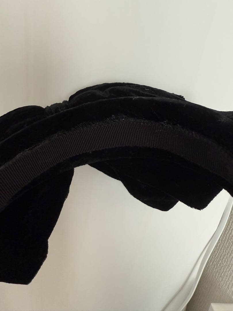 miumiu カチューシャ　リボン　ベルベット