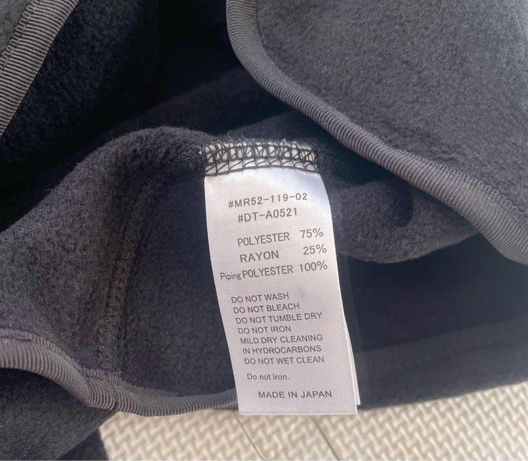 ◉新品DANTON/ダントンフリースノーカラーベスト（38）