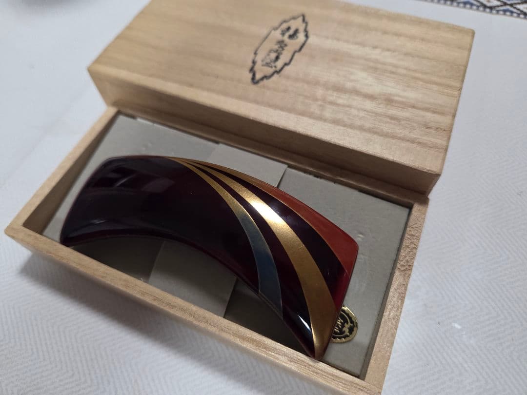 ちびひろ♡バレッタ♡輪島塗♡佳子様