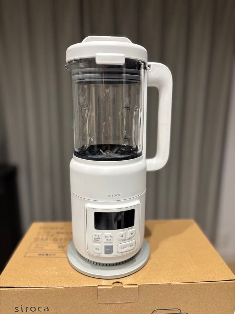【土日限定値下げ】siroca 多機能ブレンダー ホワイト　SM-S151