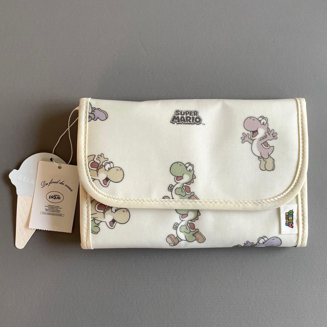 【SAYU】ジェラートピケ ヨッシー柄　母子手帳ケース　サマンサヴェガ