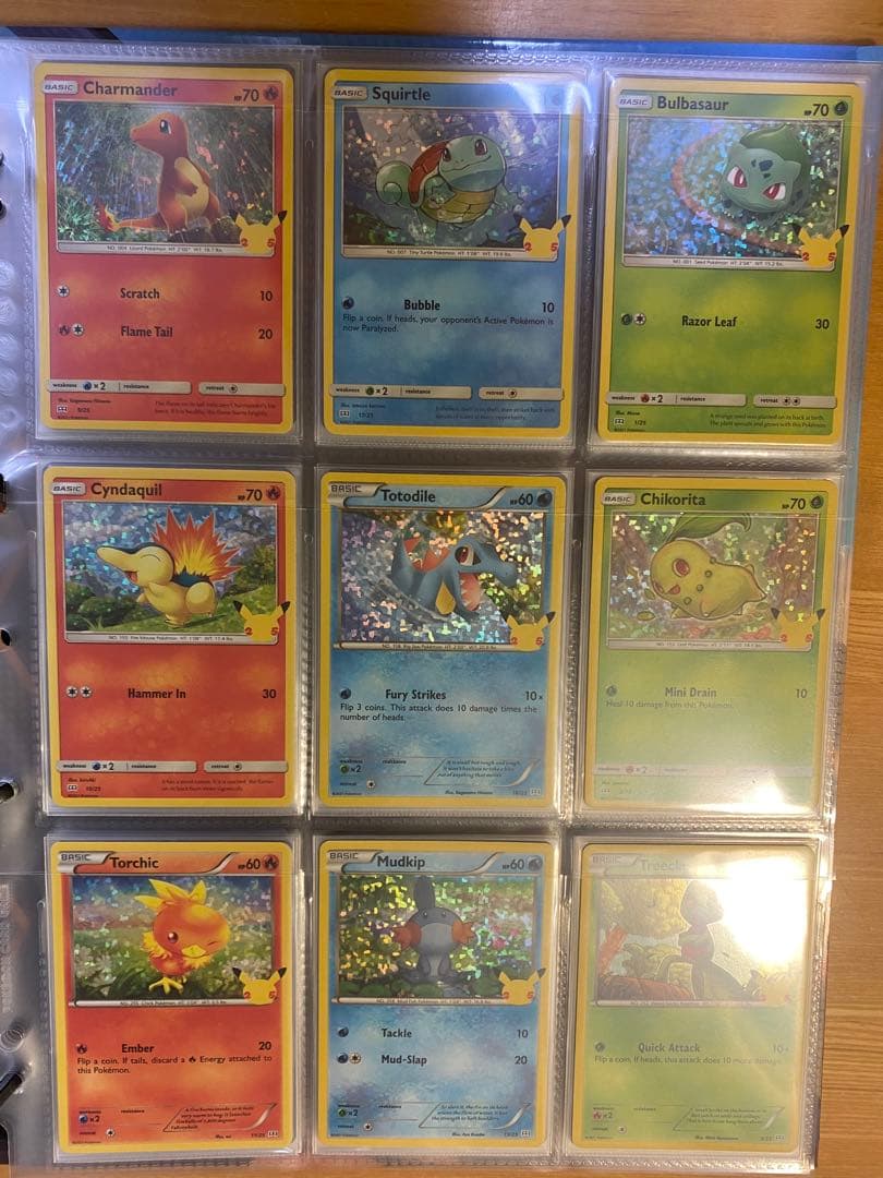 ポケモン25周年 米国マクドナルド限定プロモパック収録 ホロ　25種類　コンプ