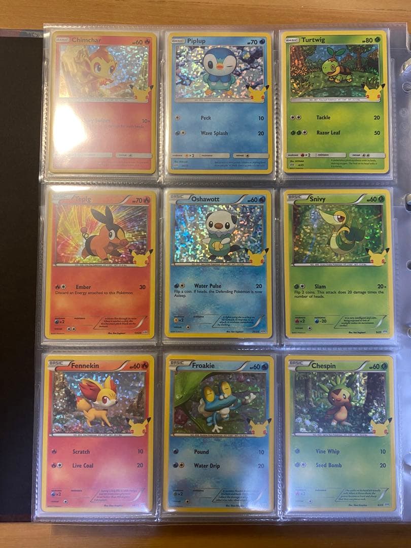 ポケモン25周年 米国マクドナルド限定プロモパック収録 ホロ　25種類　コンプ