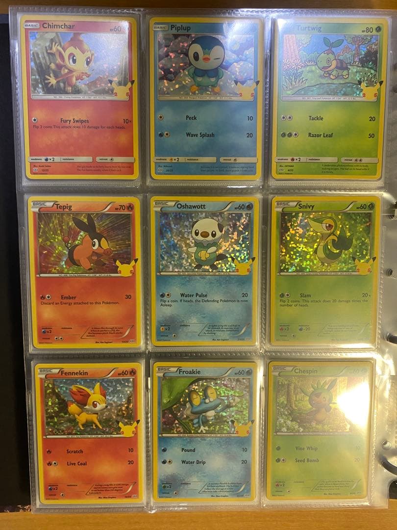 ポケモン25周年 米国マクドナルド限定プロモパック収録 ホロ　25種類　コンプ