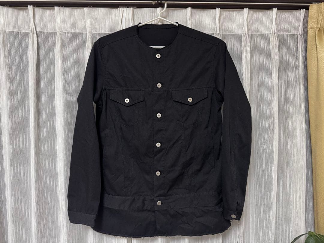black comme des garcons 襟無し ブルゾン XXL