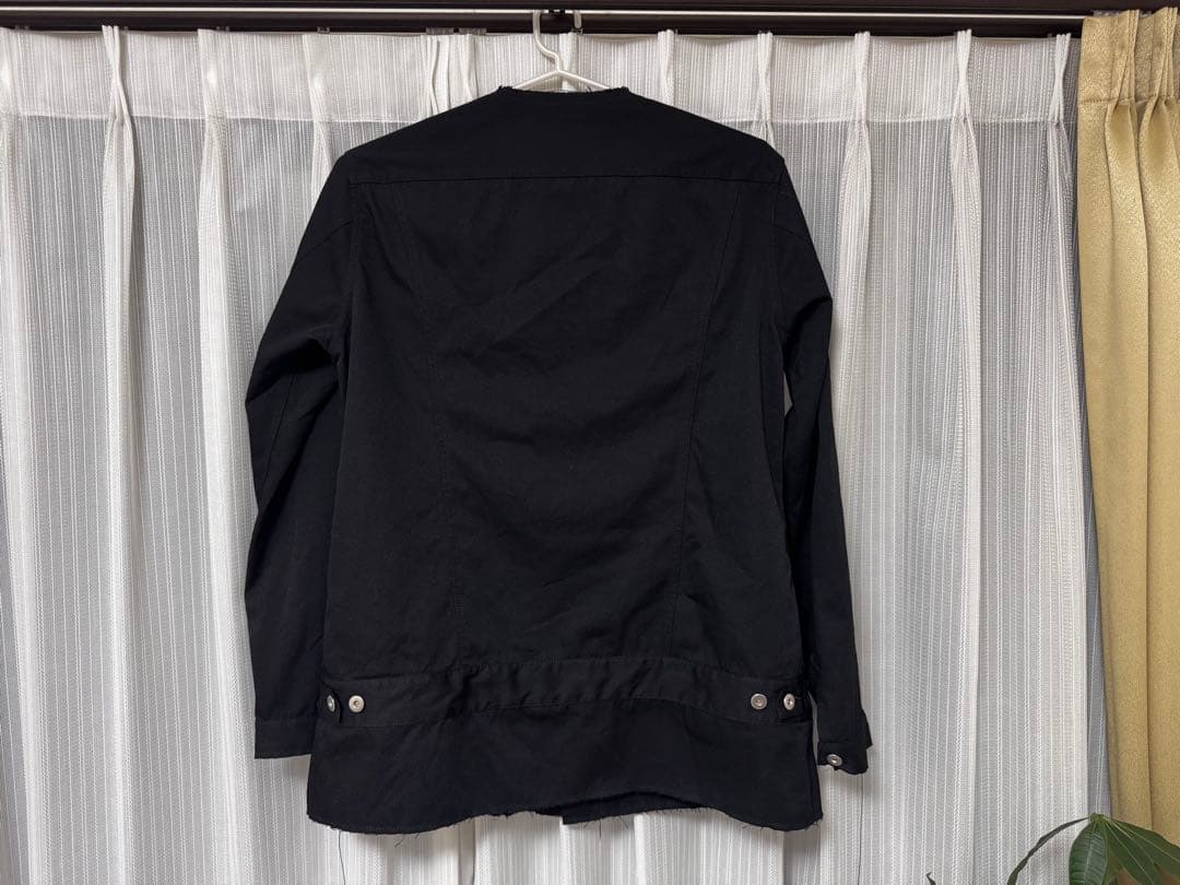 black comme des garcons 襟無し ブルゾン XXL
