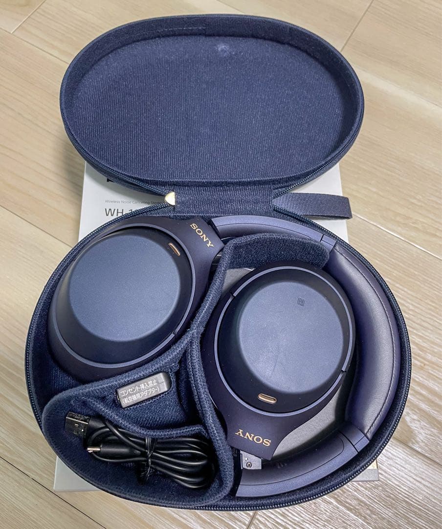 SONY WH-1000XM4 ワイヤレスヘッドフォン　ミッドナイトブルー