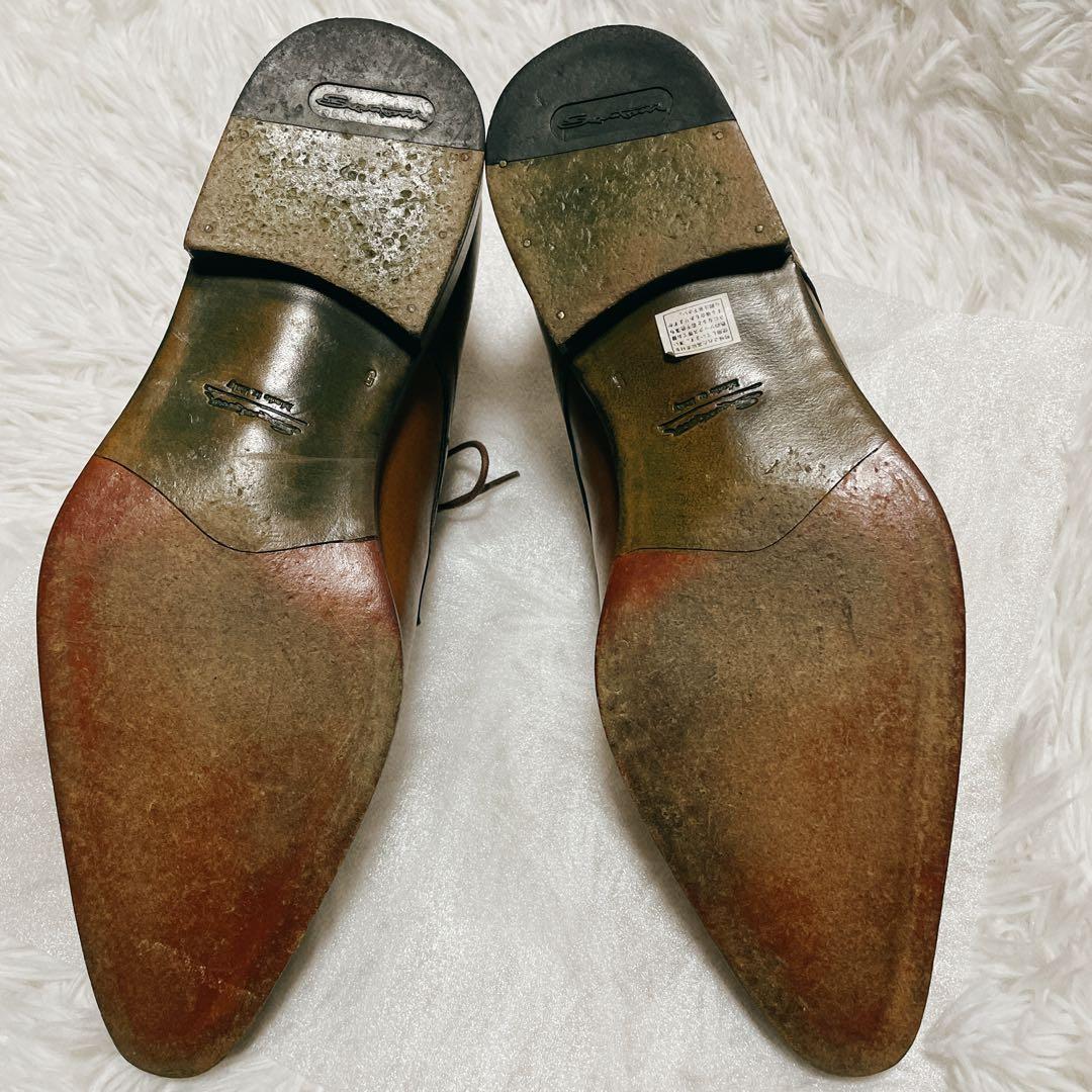 Santoni レザーシューズ / 外羽根/ドレスシューズ 27㎝〜28㎝