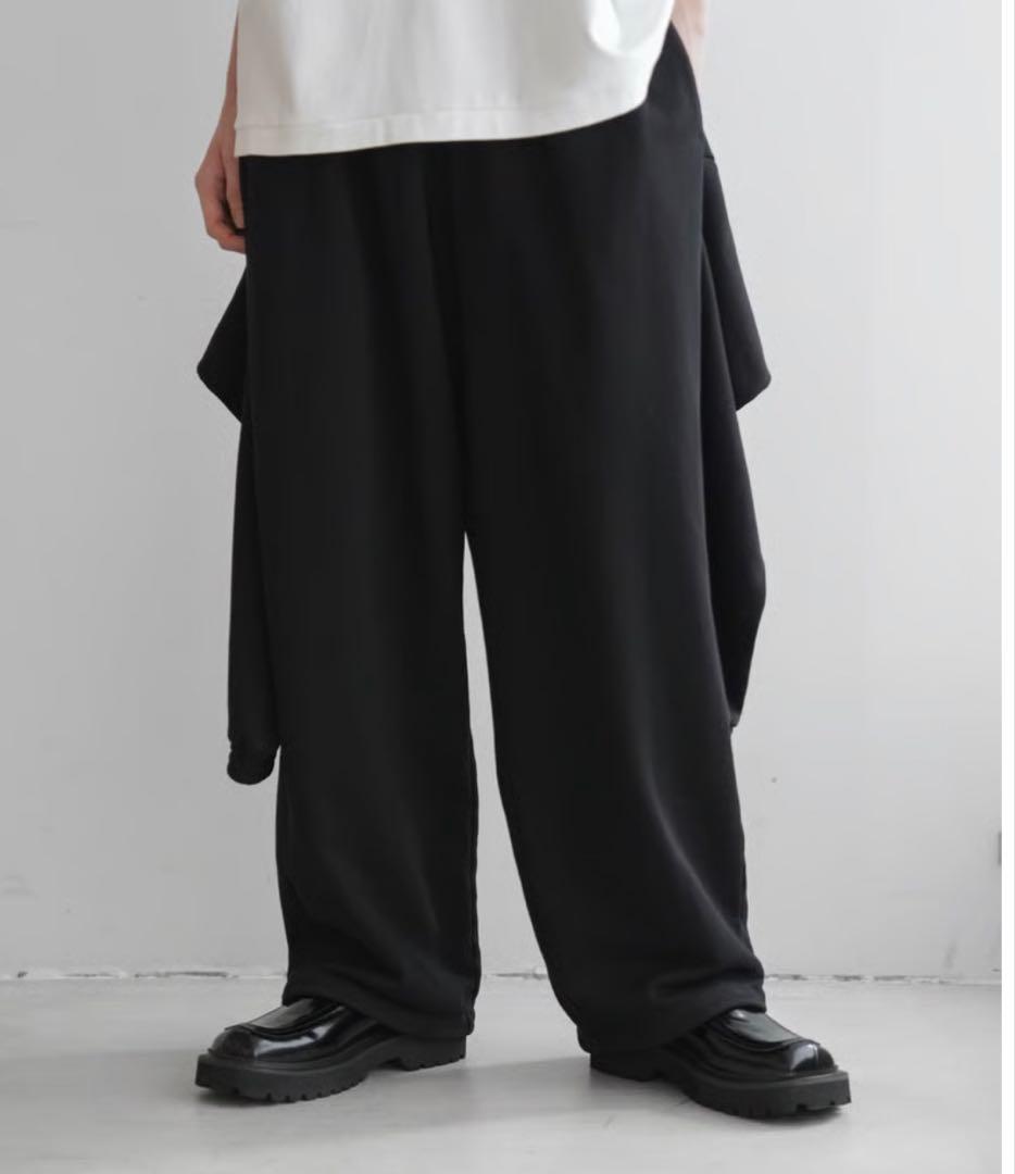 【CTHY】 DOCKING VINTAGE WIDE BAGGY PANTS