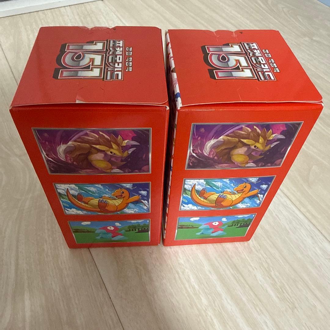 《韓国版•新品未開封》ポケモンカード151 2BOX ミュウ ポケカ