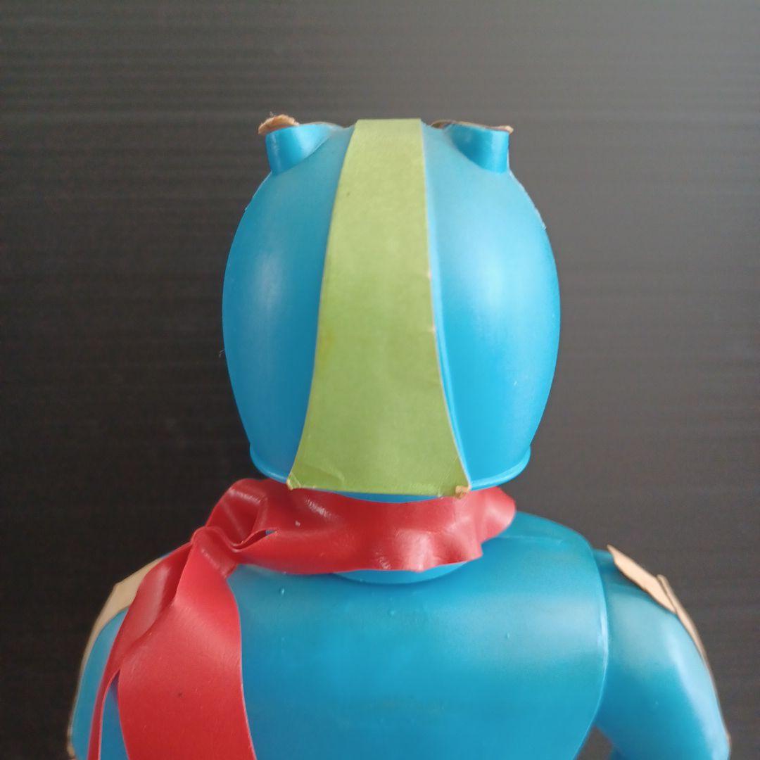 当時物サンスター製「おもちゃシャンプー仮面ライダー」希少ソフビ容器フィギア