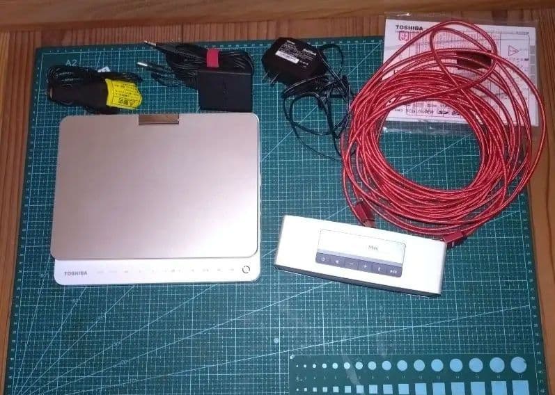 ポータブルブルーレイプレイヤーとBOSEスピーカーセット