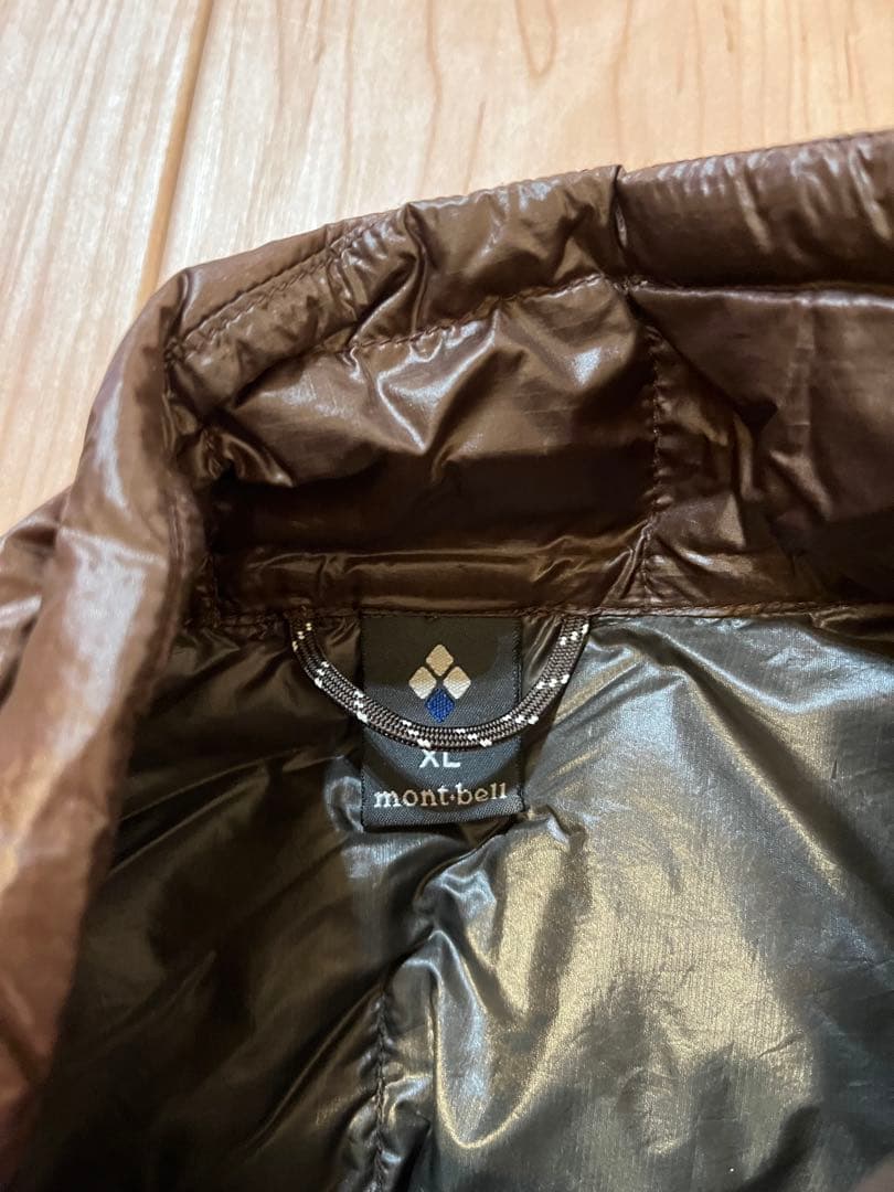 【当日または翌日発送】　モンベル　スペリオダウン　ベスト XL ブラウン