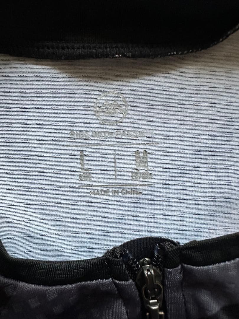 MONTON サイクルジャージ Proモデル　 Lサイズ ブラック/グレー