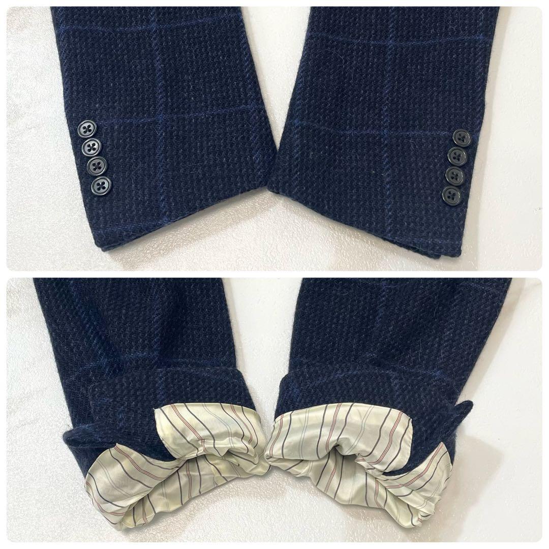 極美品✨ポロラルフローレン テーラードジャケット ウールアルパカ ツイード 伊製