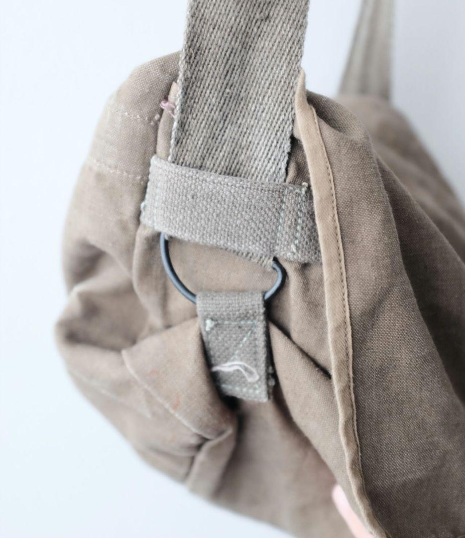 フランス軍 リネンショルダーバッグ