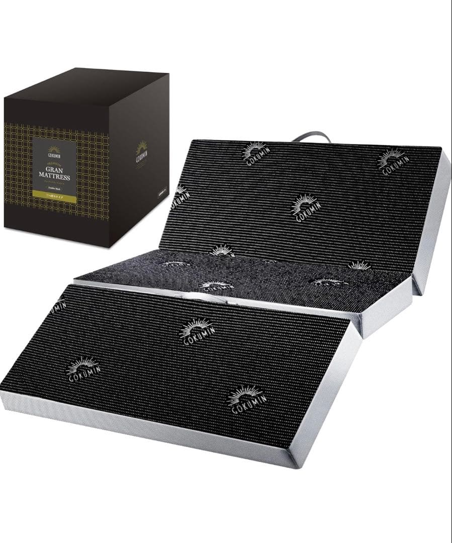 GOKUMIN マットレス　厚さ10cm 三つ折り　ダブル