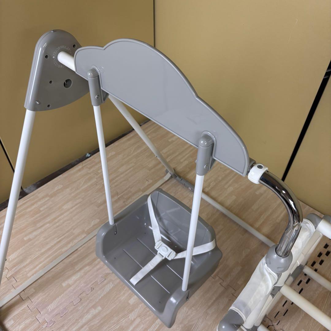 除菌清掃済　☆美品☆　野中製作所　マイファーストキッズパーク　ホワイトグレー