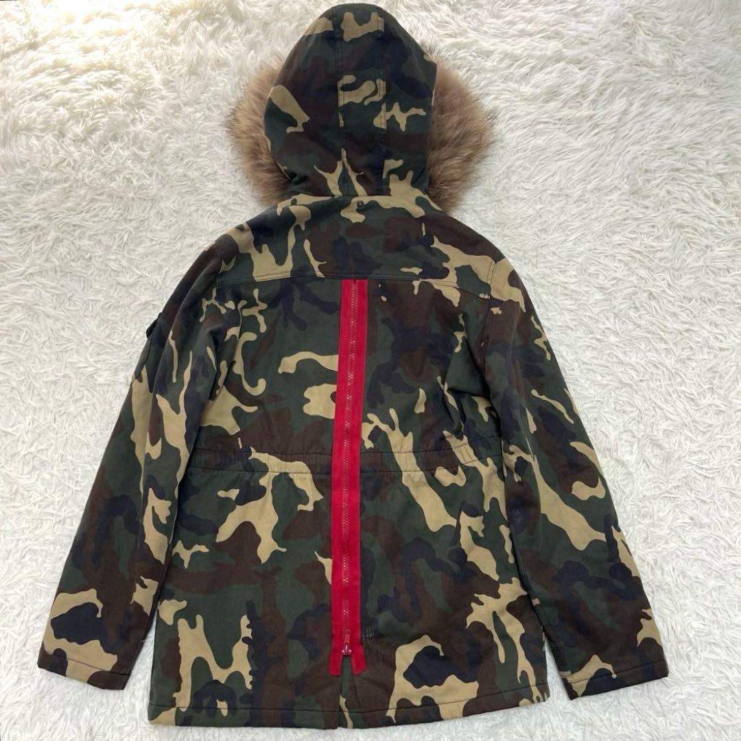 専用✨D&Gドルチェアンドガッバーナ迷彩カモフラ柄モッズコートXS相当イタリア製