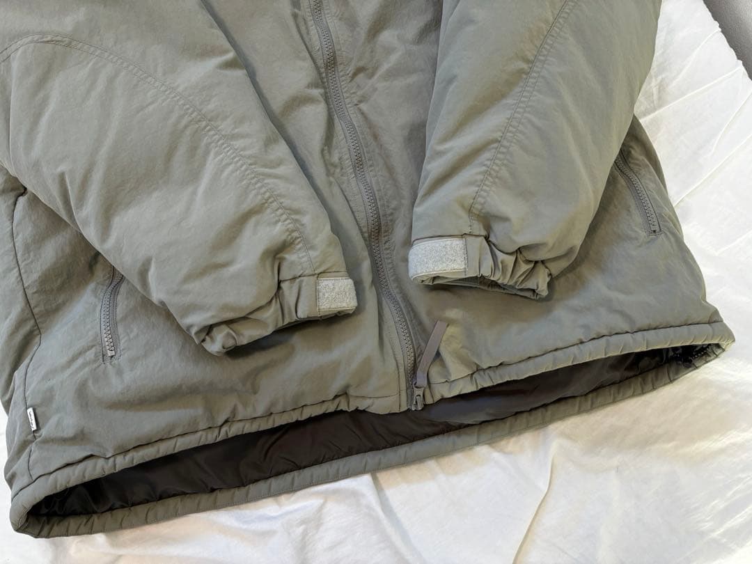 【最終値下げ】HOODIE DOWN フーディーダウンジャケット グレー/M