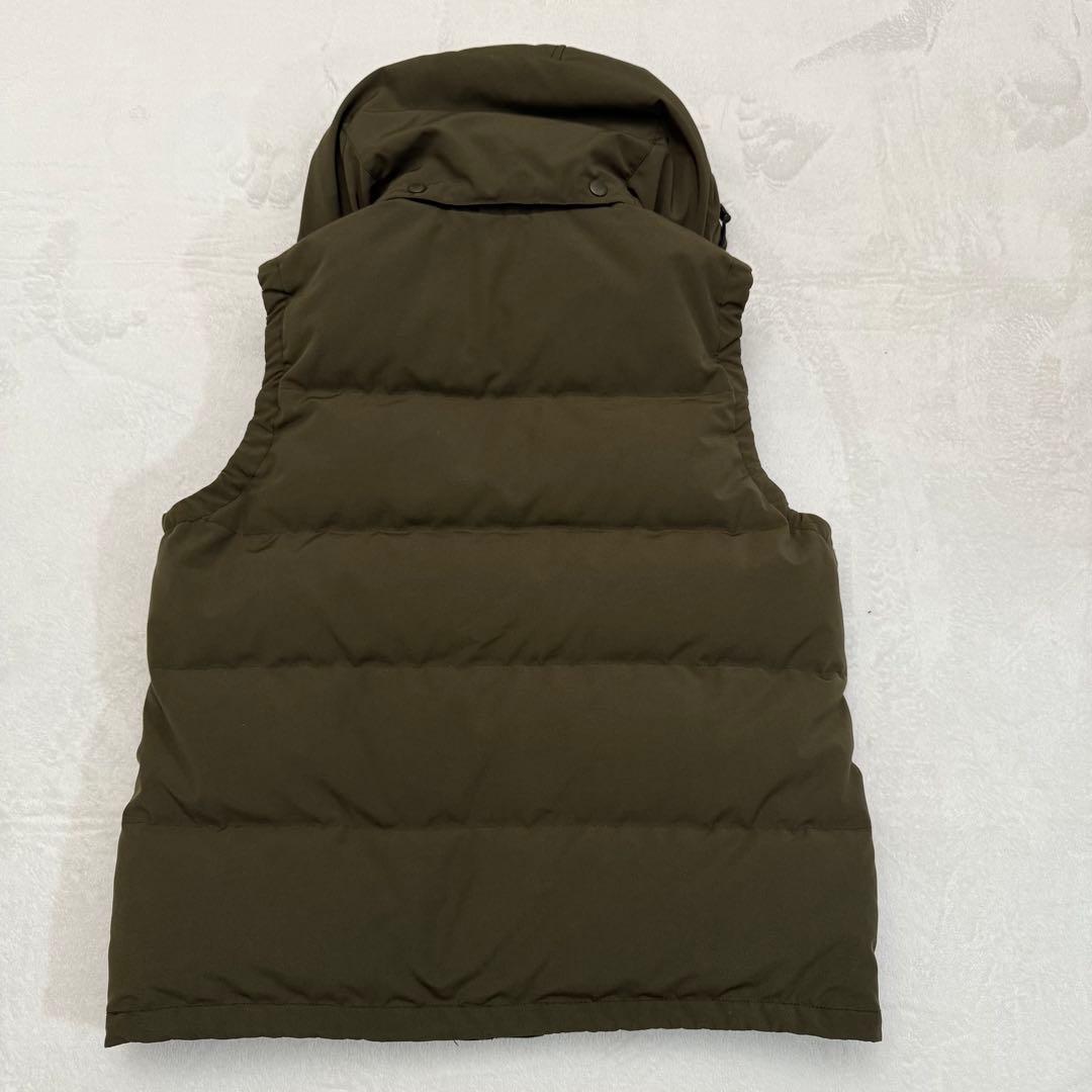 DANTON ダントン ダウンベスト 42 カーキ フード付き