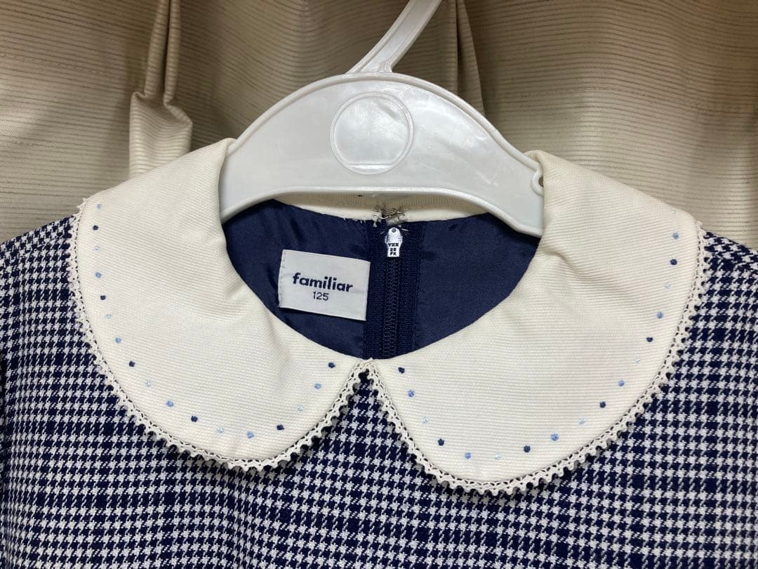 美品 ファミリア フォーマル アンサンブル120 125 女の子 入学式