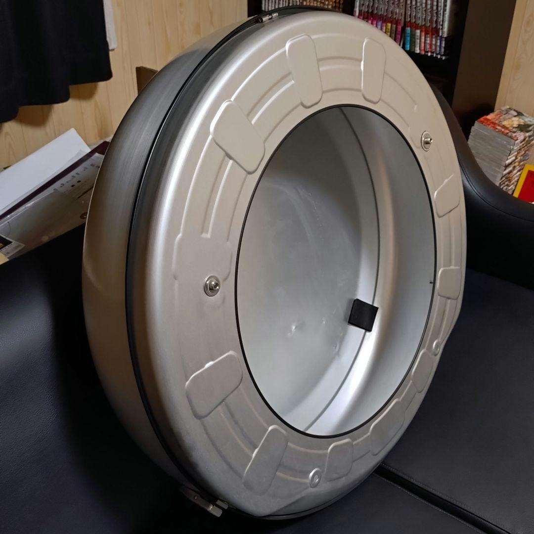 スズキ 純正 ジムニー ランドベンチャー 10型 タイヤカバー 黒 ヘコみ あり