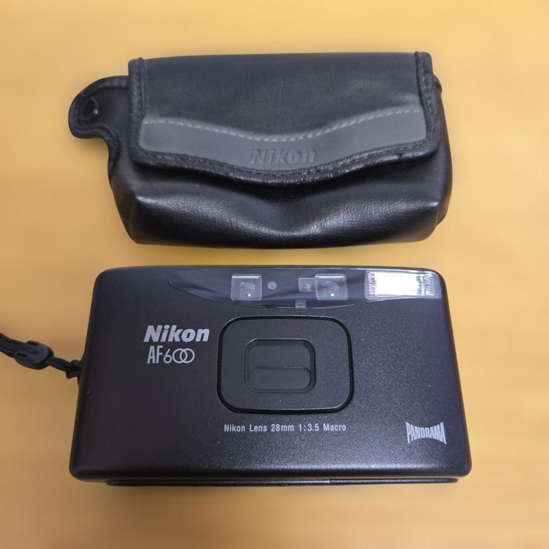 ニコン Nikon AF600 コンパクトフィルムカメラ　ケースつき