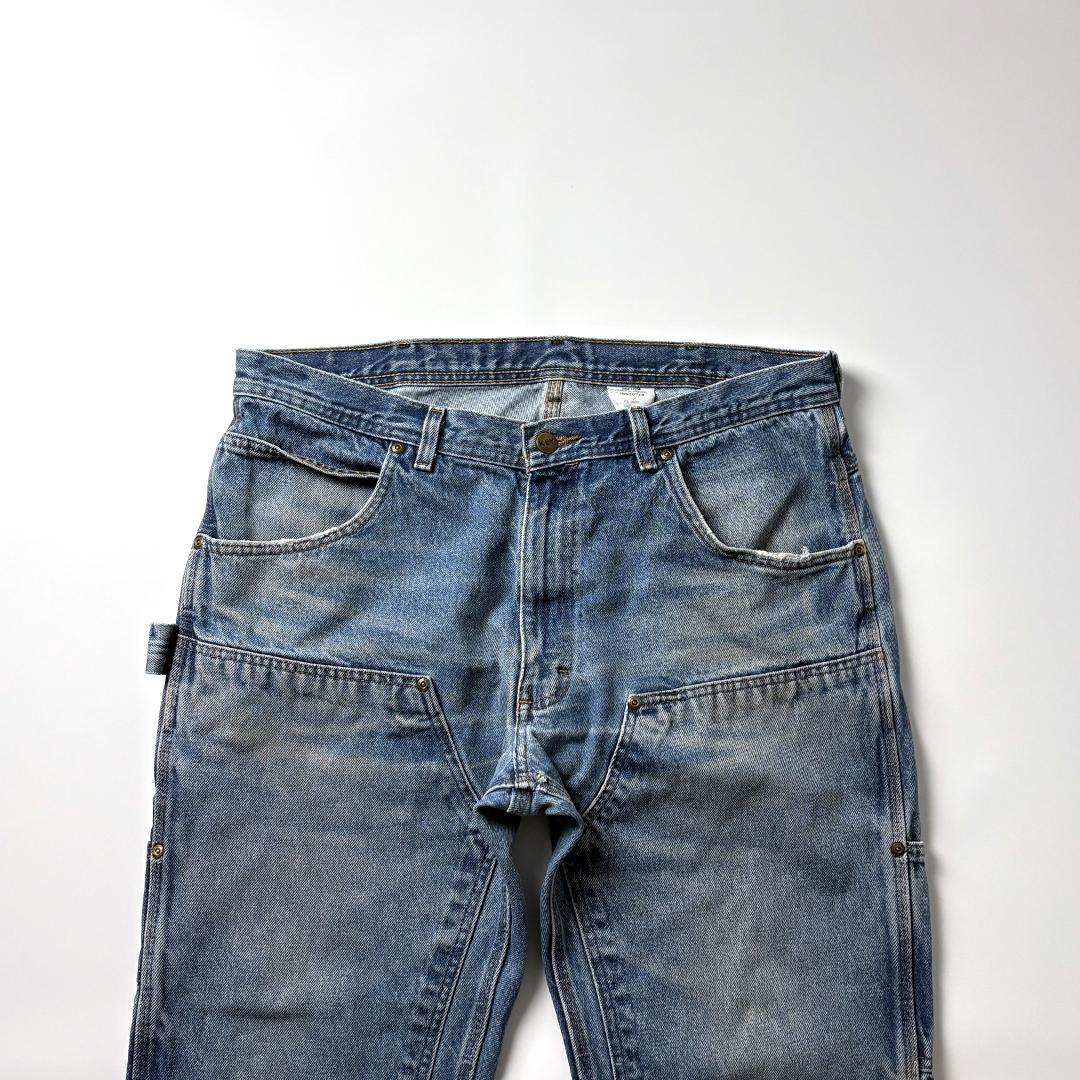 ダブルニー デニム ペインターパンツ W36 L30 KEY キー 鬼フェード