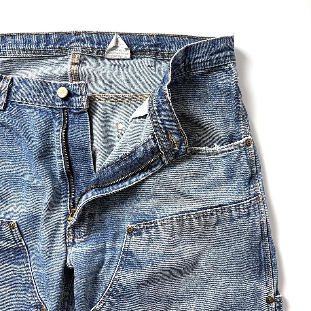 ダブルニー デニム ペインターパンツ W36 L30 KEY キー 鬼フェード