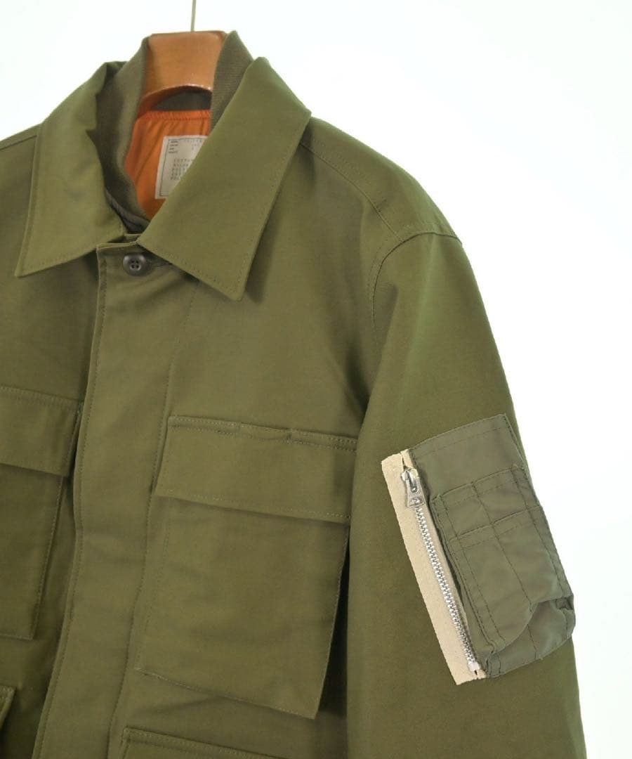 sacai × WTAPS Cotton Back Satin Jacket