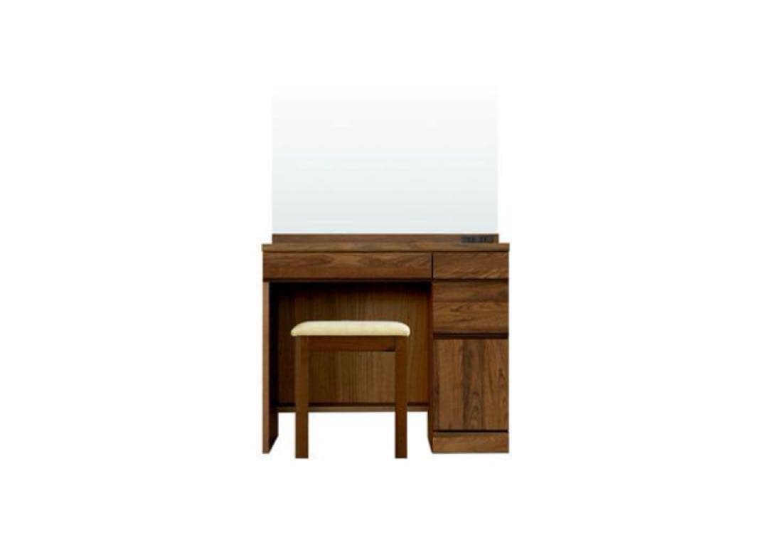 ブラウン木製ドレッサー・鏡台　机のみ（RAMさん専用）