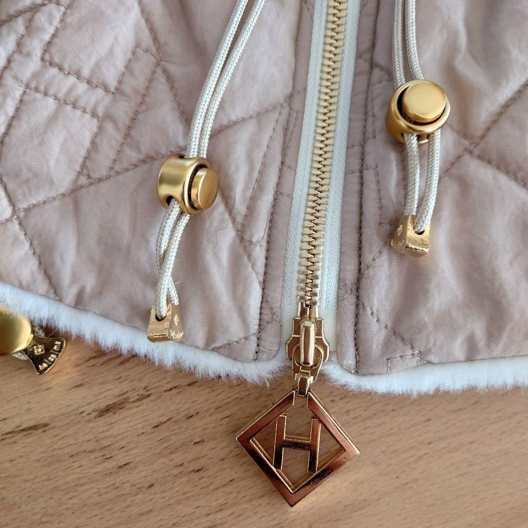 hazama 夜空に駆ける透明彩度のキルティングスヌード　white