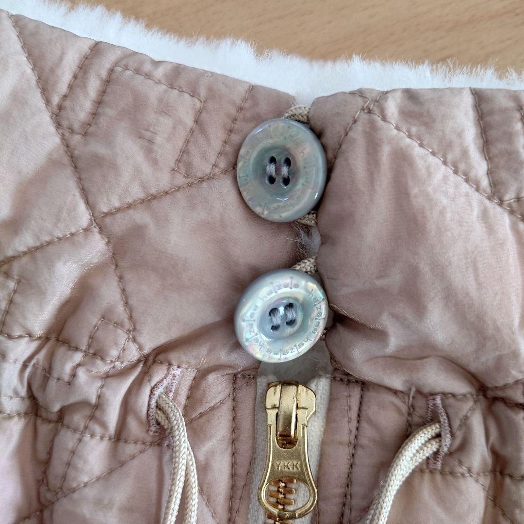 hazama 夜空に駆ける透明彩度のキルティングスヌード　white