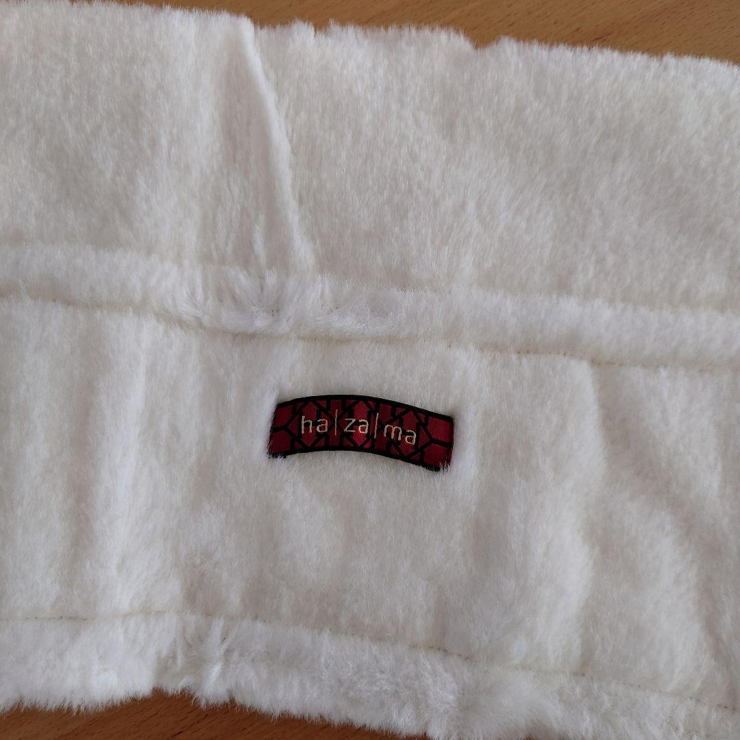 hazama 夜空に駆ける透明彩度のキルティングスヌード　white