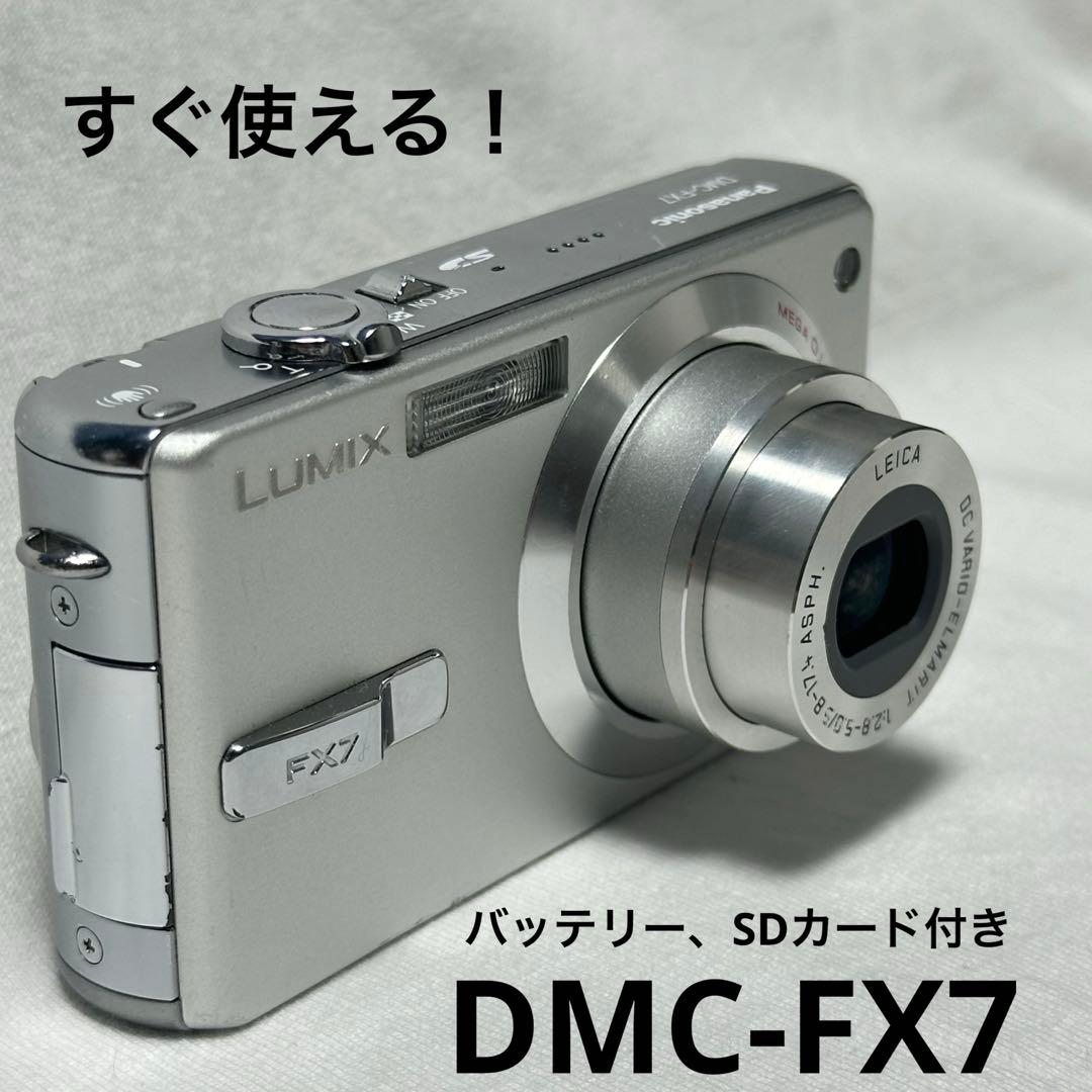 SDカード付き⭐︎Panasonic LUMIX DMC-FX7 シルバー
