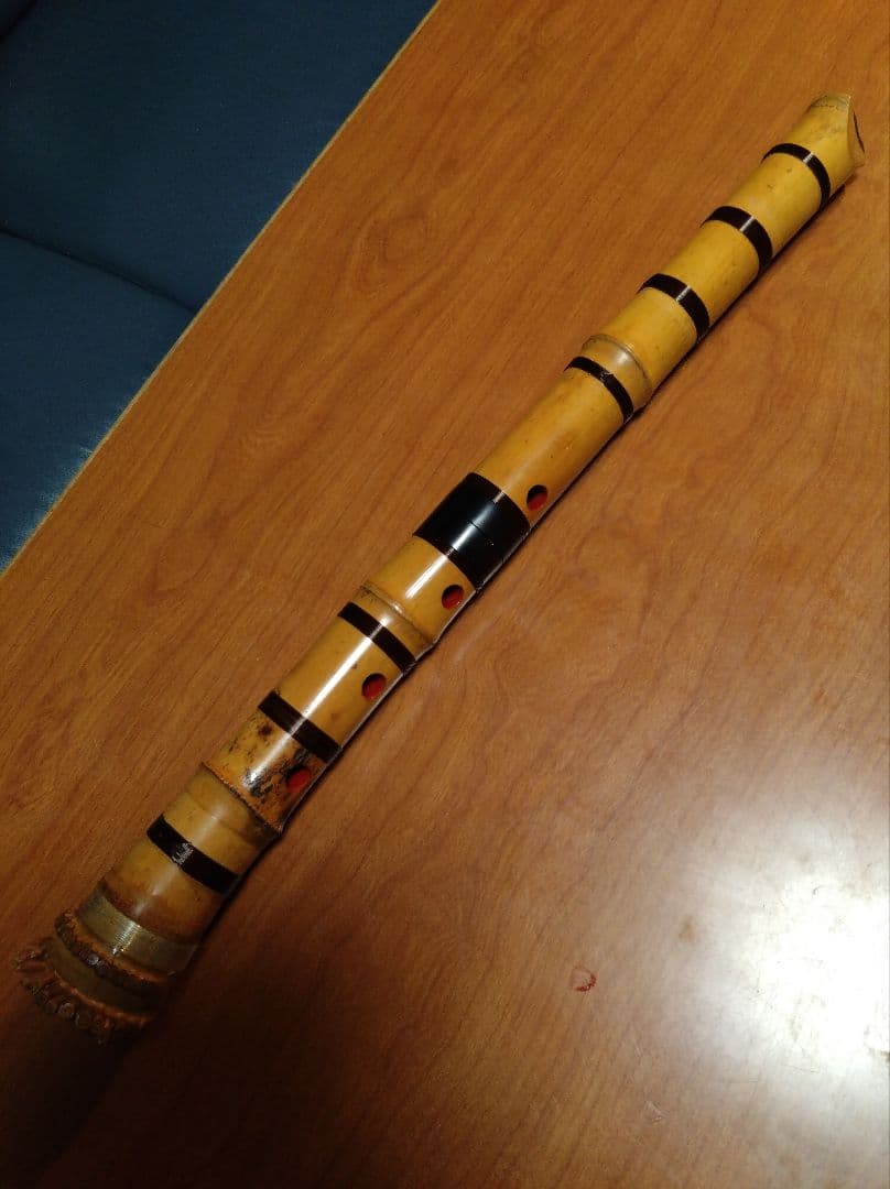 都山流一尺六寸管　露秋銘