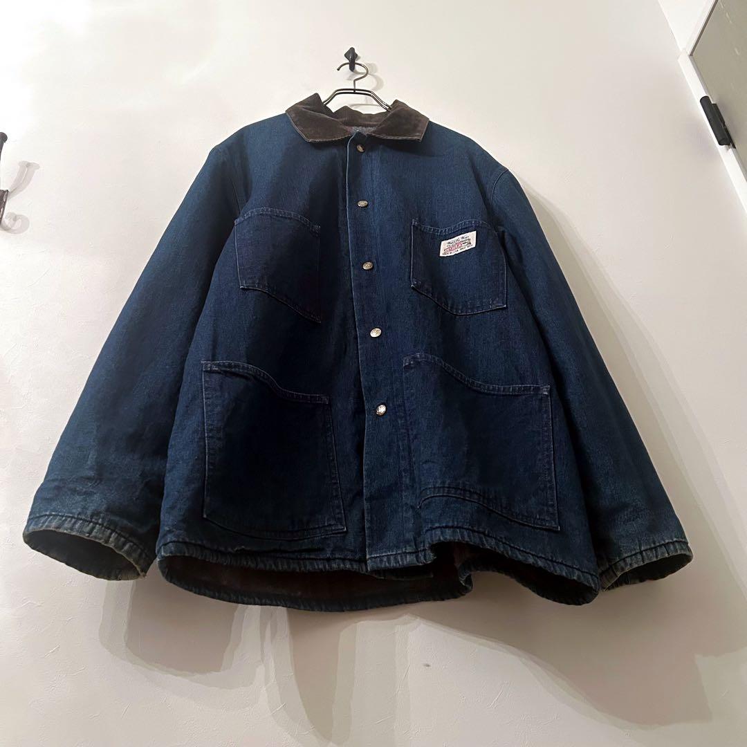 カーターズ carters 70-80S 列車タグ 襟コーデュロイ カバーオール