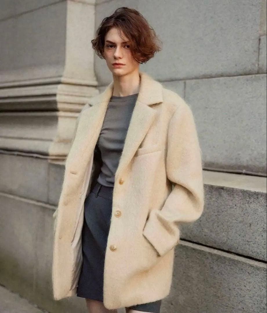 LIBJOIE リブジョア シャギー テーラード ジャケット ジャコット