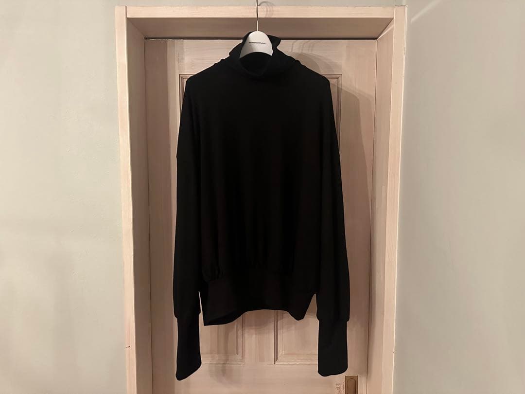 25aw 1回着用 バーベルオブジェクト ニット FREE 天竺 ハイネック