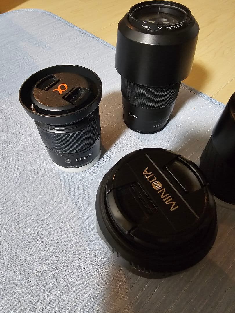 MINOLTA　SONY カメラレンズセット4点