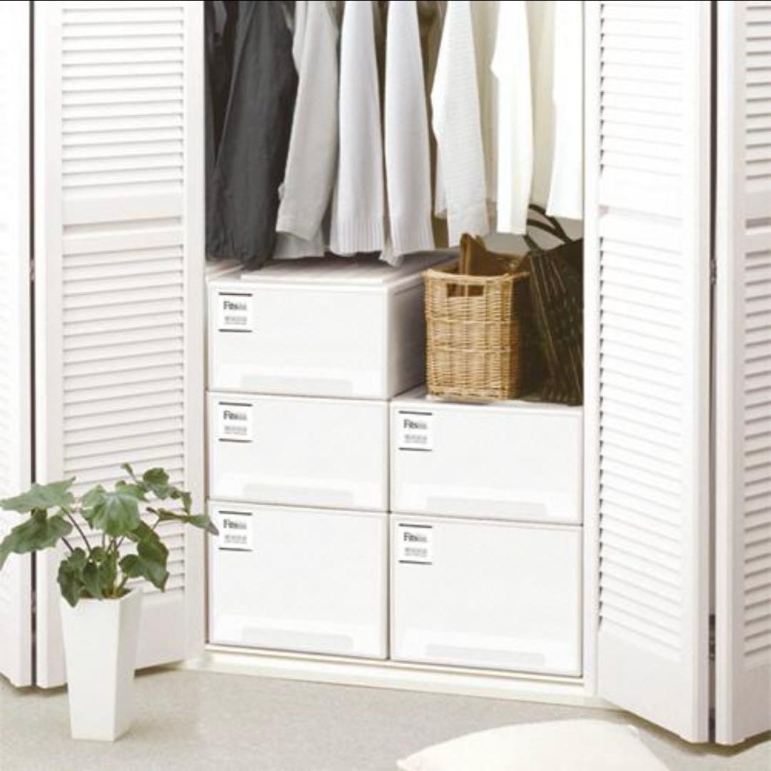 天馬　Ｆｉｔｓ　フィッツケース　モノ　クローゼット　Ｍ−３０　ホワイト　1個