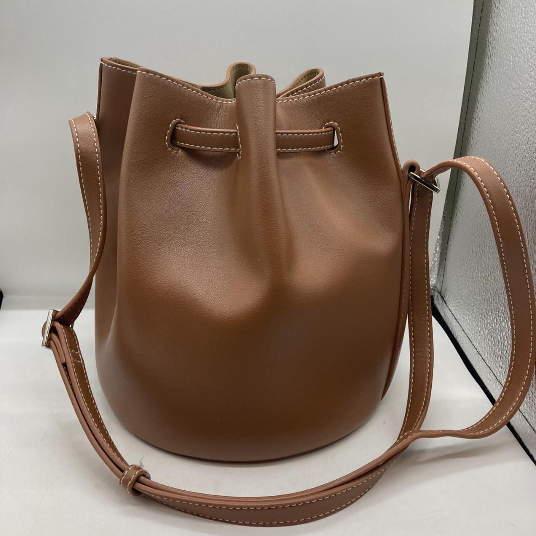 ▼美品　vasic CLUB MINI ショルダーバッグ　レザー　ブラウン