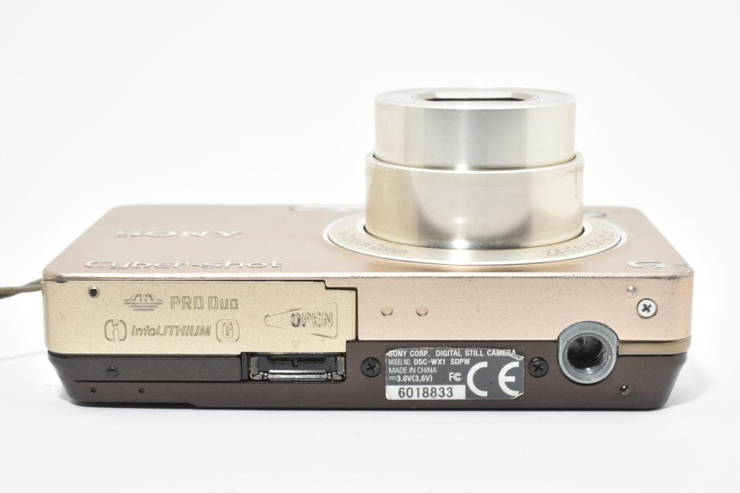 【美品】SONY Cyber-shot DSC-WX1 ゴールド　動作確認済