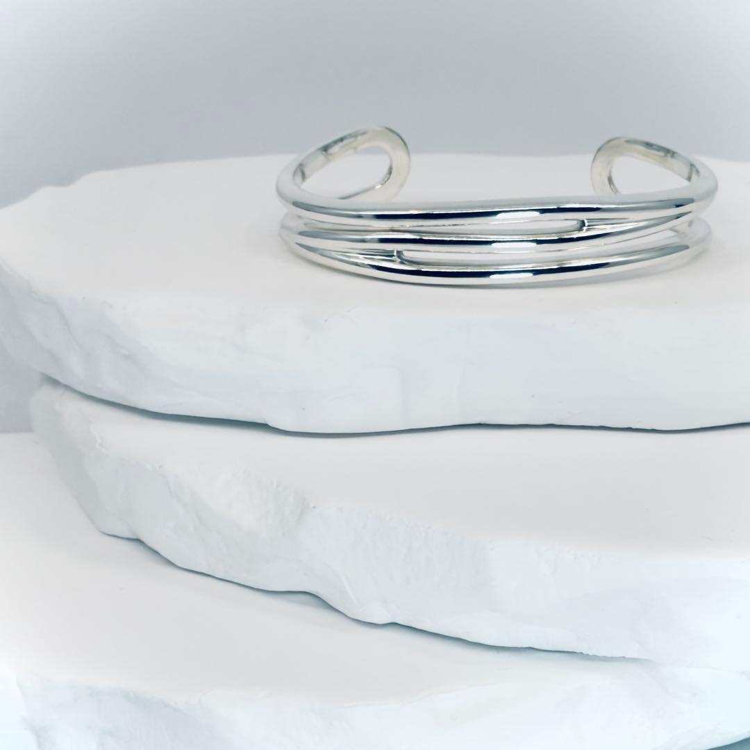 T&Co. ティファニー ダイアゴナル バングル AG 925 ヴィンテージ