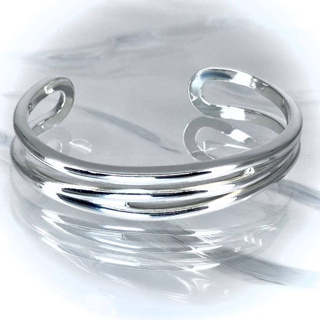 T&Co. ティファニー ダイアゴナル バングル AG 925 ヴィンテージ